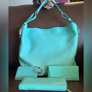 Tiffany & Co. Tiffany blue Leather Shoulder Bag Collection
